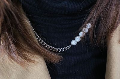 Rear view of woman wearing hat