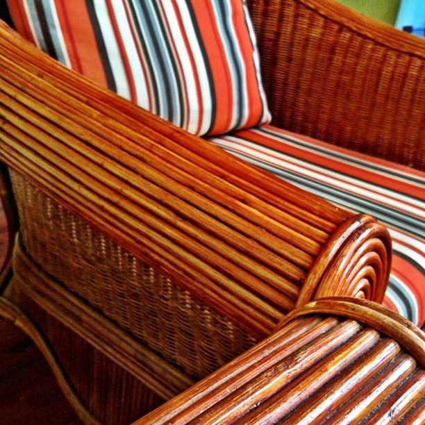 pattern, close-up, multi colored, striped, design, still life, indoors, no people, textile, high angle view, spiral, wicker, fabric, wood - material, in a row, part of, stack, day, variation, abundance