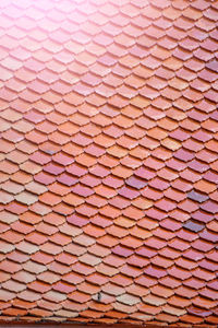 Full frame shot of roof tiles