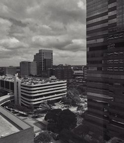 Modern cityscape against sky