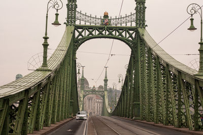 View of the freedom bridge budapest