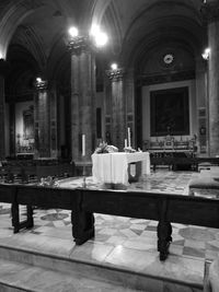 Interior of building