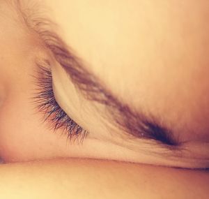 Extreme close-up of woman eye