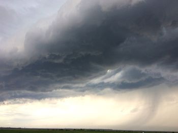 Storm clouds in sky