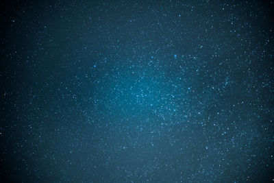 Low angle view of stars in sky
