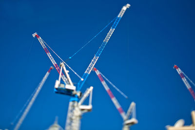 Low angle view of crane