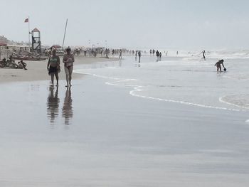 People on beach