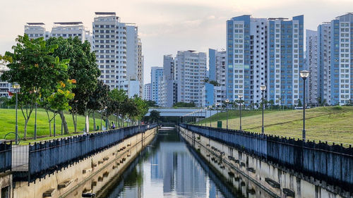 Buildings in city