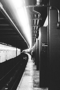 Illuminated subway