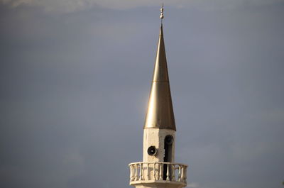 Low angle view of building against sky