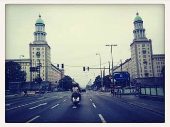 Traffic on road