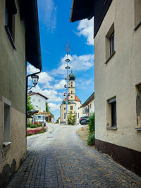 Street amidst buildings in city