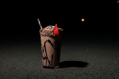 Close-up of drink on table