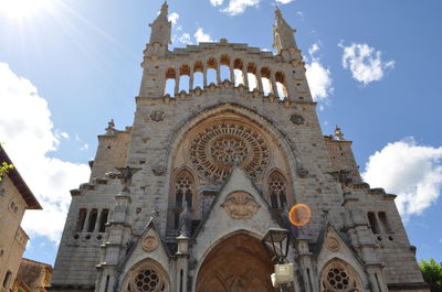 Low angle view of church