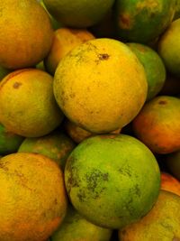 Full frame shot of oranges