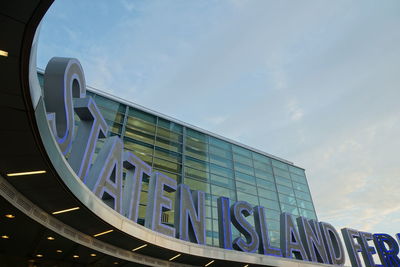 Low angle view of building against sky