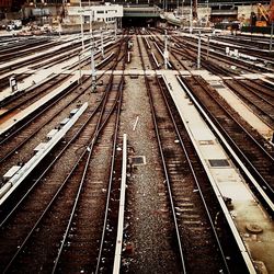 Railroad station platform