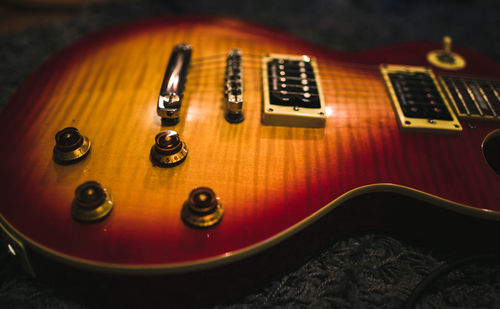 Close-up of guitar