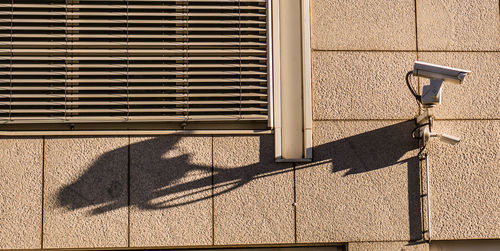 Close-up of window on building