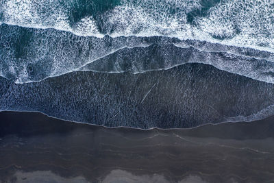 High angle view of sea