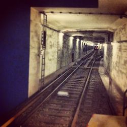 Railroad station platform