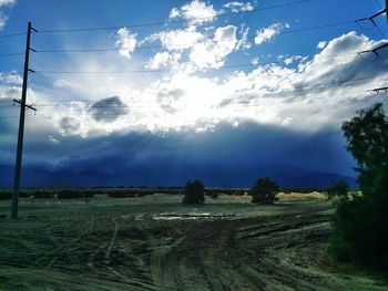 Scenic view of landscape against sky