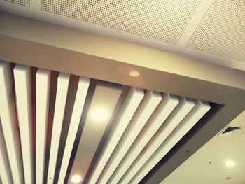 Close-up of illuminated ceiling