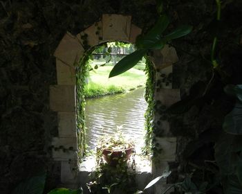 Built structure in water