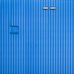 Full frame shot of blue metal door