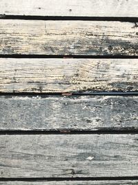 Full frame shot of weathered wooden floor