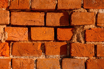 Full frame shot of brick wall