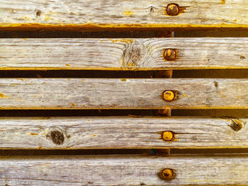 Full frame shot of wooden door