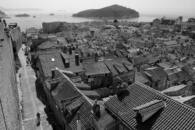 Panoramic view of buildings against sky