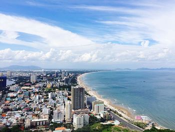 High angle view of cityscape