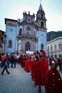 People in temple