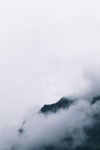 Scenic view of clouds in sky