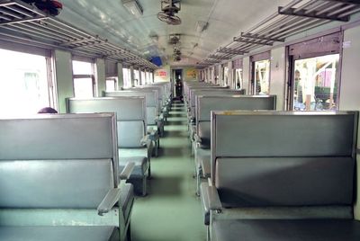 Interior of train