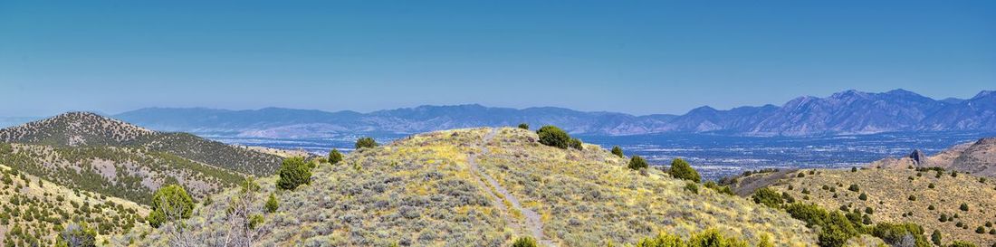 Wasatch front rocky mountains oquirrh mountains hiking yellow fork trail rose canyon salt lake utah