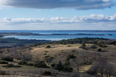 Mols bjerge nationalpark and aarhus in the horizon