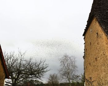 Low angle view of built structure against the sky