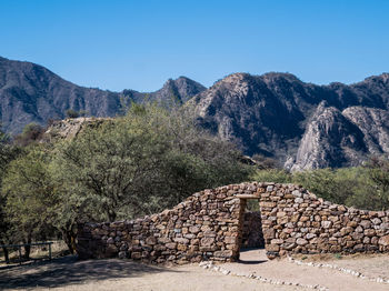 Scenic view of mountain against sky