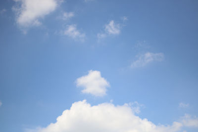 Low angle view of clouds in sky