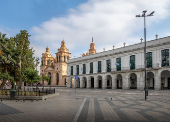 View of historic building against sky