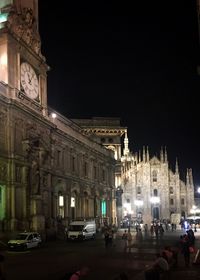 City street at night