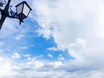 Low angle view of basketball hoop