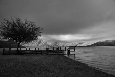 Stormy sunrise in patagonia, argentina