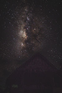 Star field against sky at night