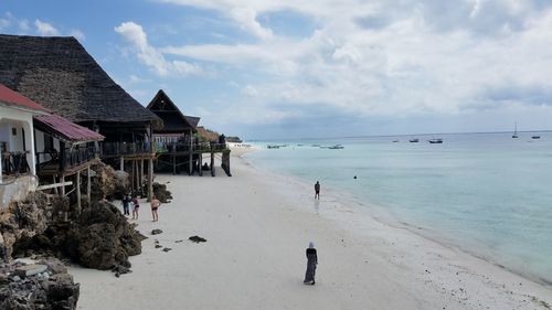 Zanzibar beach blue