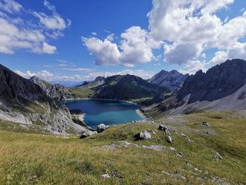 Beautiful mountain lake