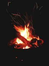 Bonfire at night